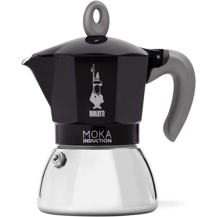 BIALETTI New Moka Caffettiera Ad Induzione Black 6 Tazze - 0006936