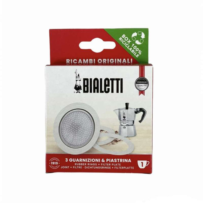 BIALETTI Blister 3 Guarnizioni Con Piastrina 1 Tazza - 0800031