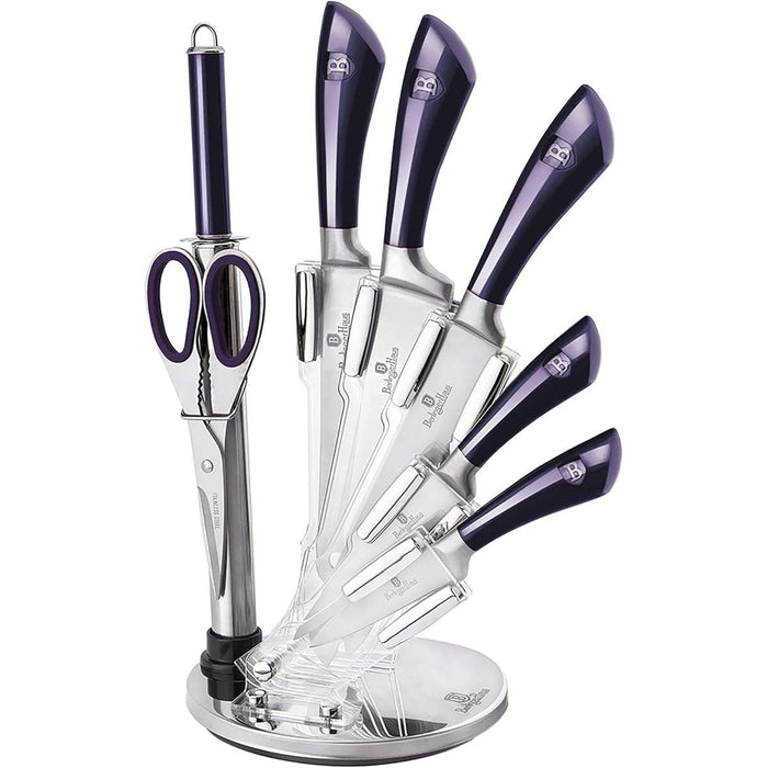 BERLINGER HOUSE Set Di Coltelli Da 8 Pezzi Manico Viola - BH2670