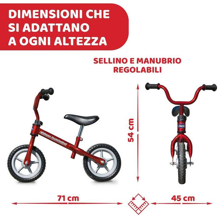 CHICCO Balance Bike Red Bullet Colore Rossa - 000171600000