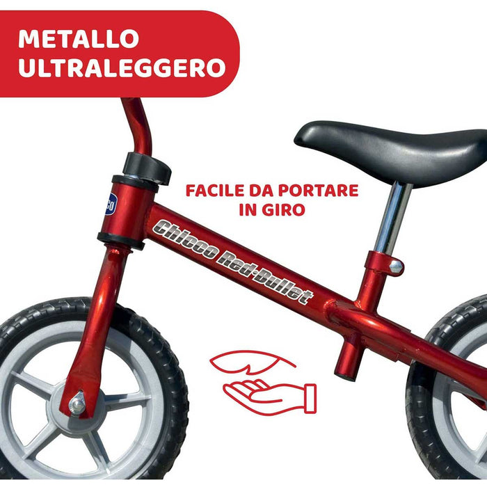 CHICCO Balance Bike Red Bullet Colore Rossa - 000171600000