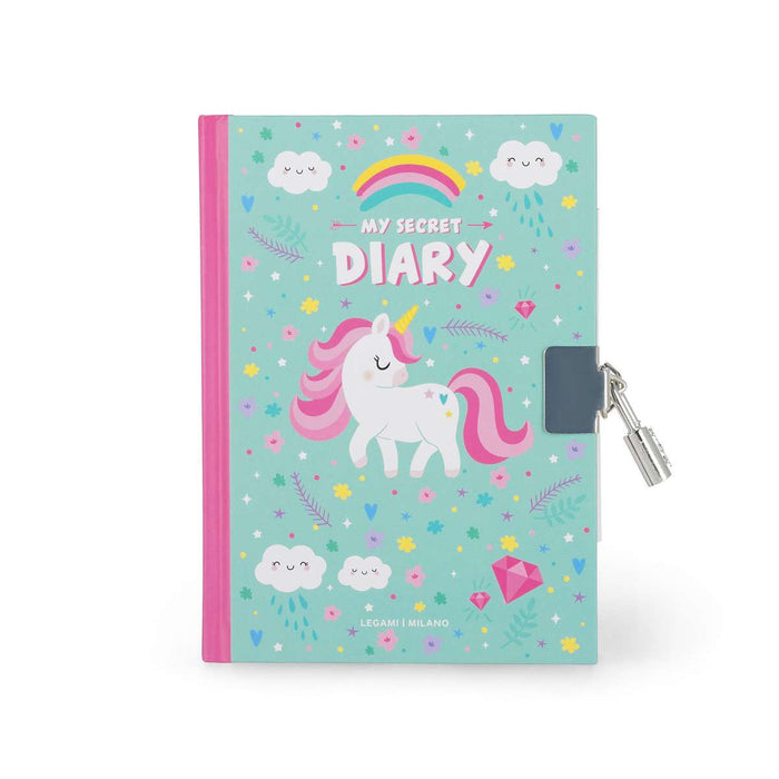 LEGAMI Diario Segreto Con Lucchetto Unicorno - LEGDIA0011