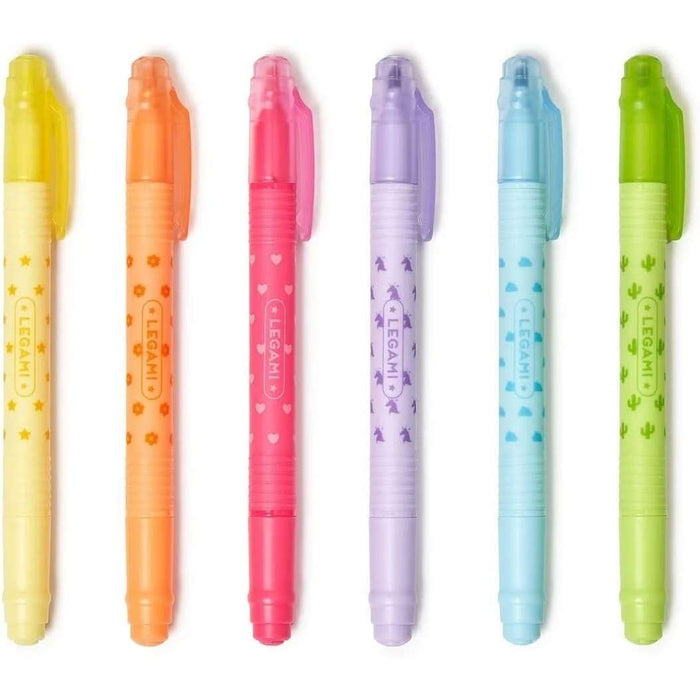 LEGAMI Set Di 6 Evidenziatori Cancellabili Magic Highlighters - LEGEH0001