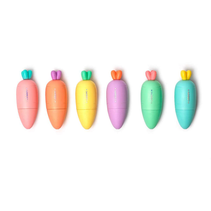 LEGAMI 6 Mini Evidenziatori Carota - LEGHC0001