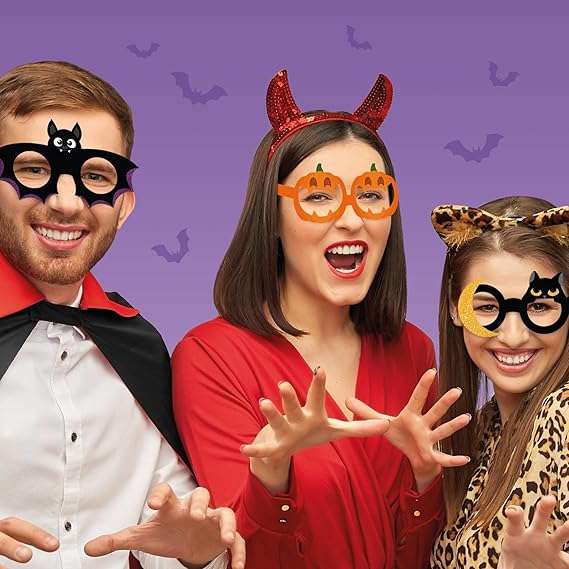 LEGAMI 8 Occhiali Di Carta Party Eyeglasses Halloween - LEGHPE0002