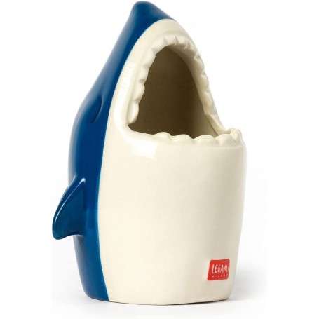 LEGAMI Portapenne In Ceramica Desk Friends Shark - LEGPHS0002