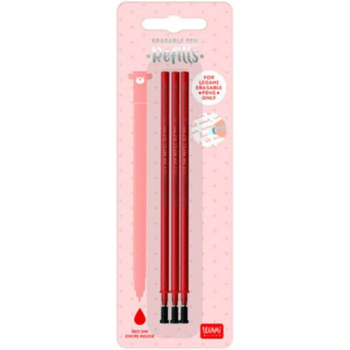 LEGAMI Refill Per Penna Gel Cancellabile Rosso - LEGREFEP0006