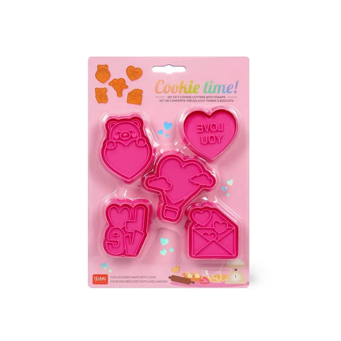 LEGAMI Set Di 5 Formine Per Biscotti Cookie Time Love - LEGVCC0001
