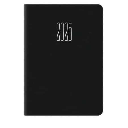 CASTELLI Agenda Bigiornaliera 2025 Gommato Nero 7 X 10 Cm - R-25-0049100406C