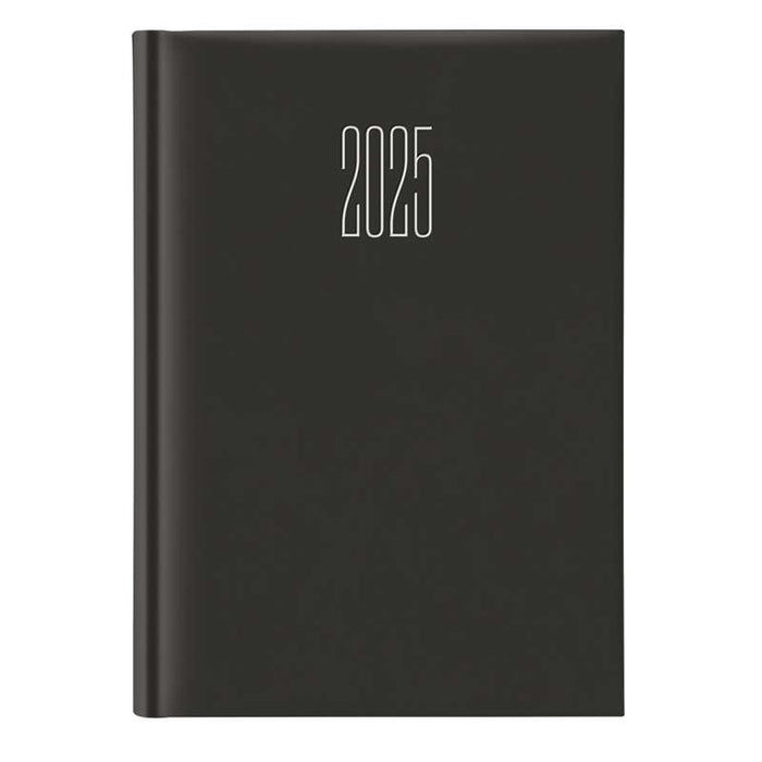 CASTELLI Agenda Settimanale 2025 Gommato Nero 17X24 Cm - R-25-0054800406C