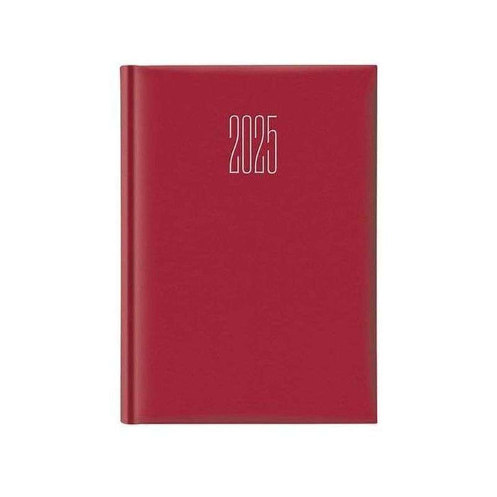 CASTELLI Agenda Giornaliera 2025 Gommata Rossa 14,5X20,5 Cm - R-25-0064000403C
