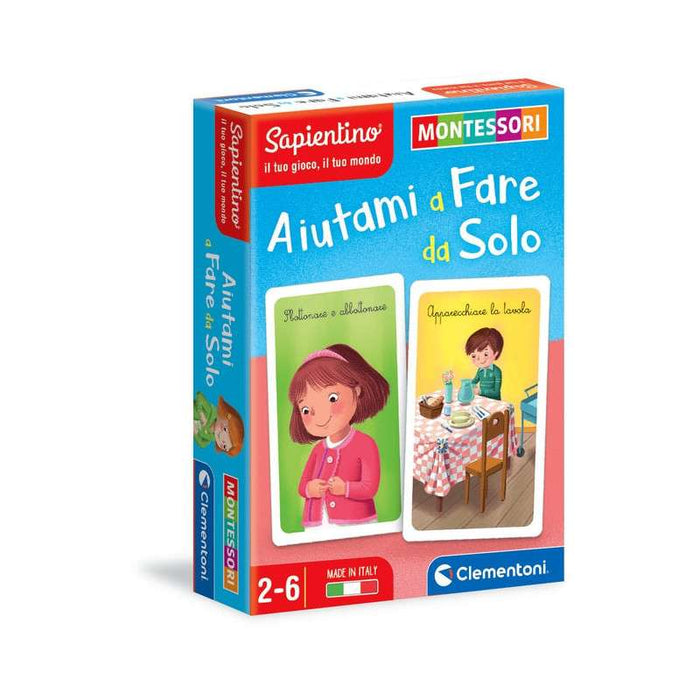 CLEMENTONI Montessori Carte Aiutami A Fare Da Solo - 16834