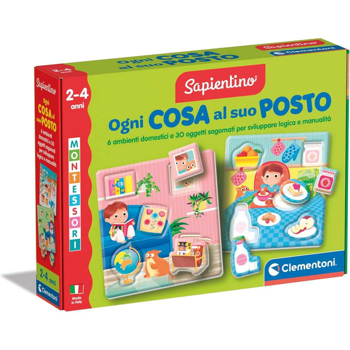 CLEMENTONI Gioco Montessori Ogni Cosa Al Suo Posto - 16866