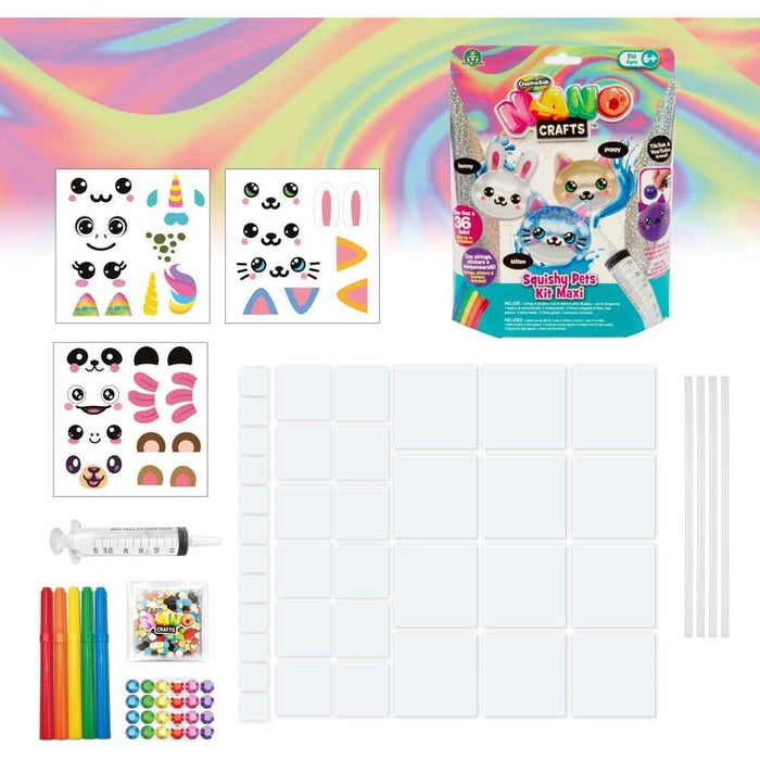 GIOCHI PREZIOSI Nano Craft Squishy Friends Kit Maxi - NAF03000