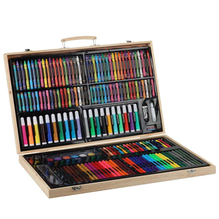 KOOPMAN Set Valigetta In Legno Arte Disegno 112Pz - 114200020