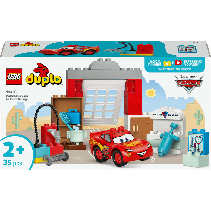 LEGO La Visita Di Mcqueen All' Officina Di Doc - 10456