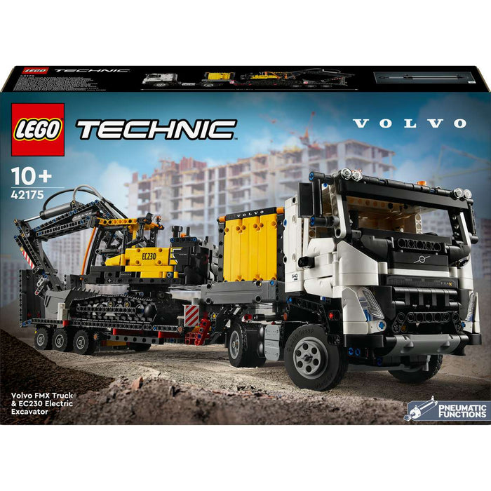 LEGO Autocarro Volvo Fmx Ed Escavatore Elettrico Ec230 - 42175