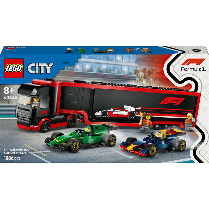 LEGO Autotrasportatore F1® Con Monoposto Rb20 E Amr24 F1® - 60445