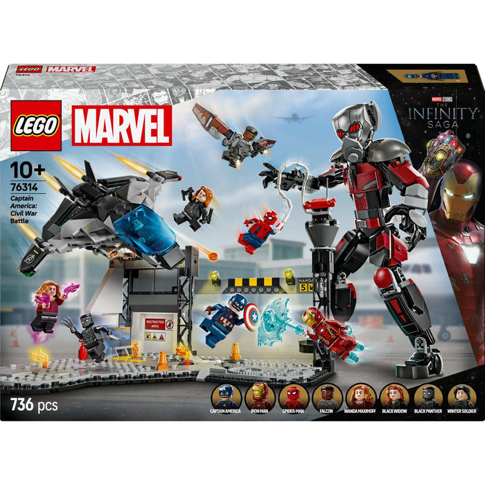 LEGO Azione Di Battaglia Captain America Civil War - 76314