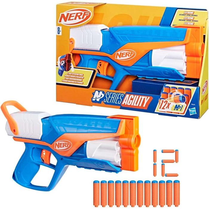 HASBRO Nerf N Series Agility Blaster Con 12 Dardi - F8629EU40