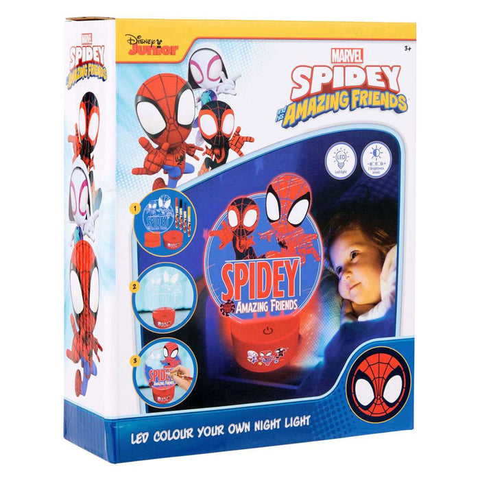 MAGGIO TRE Spidey Colora La Tua Lampada - SPM60198