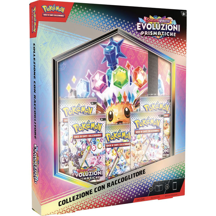 GAMEVISION Pokemon Scarlatto & Violetto: Evoluzioni Prismatiche Collezione Con Raccoglitore - CARPK10010-I