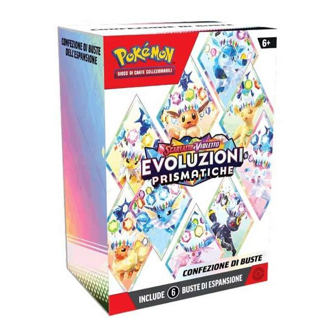 GAMEVISION Pokemon Scarlatto & Violetto: Evoluzioni Prismatiche Bundle 6 Buste - CARPK10119-I