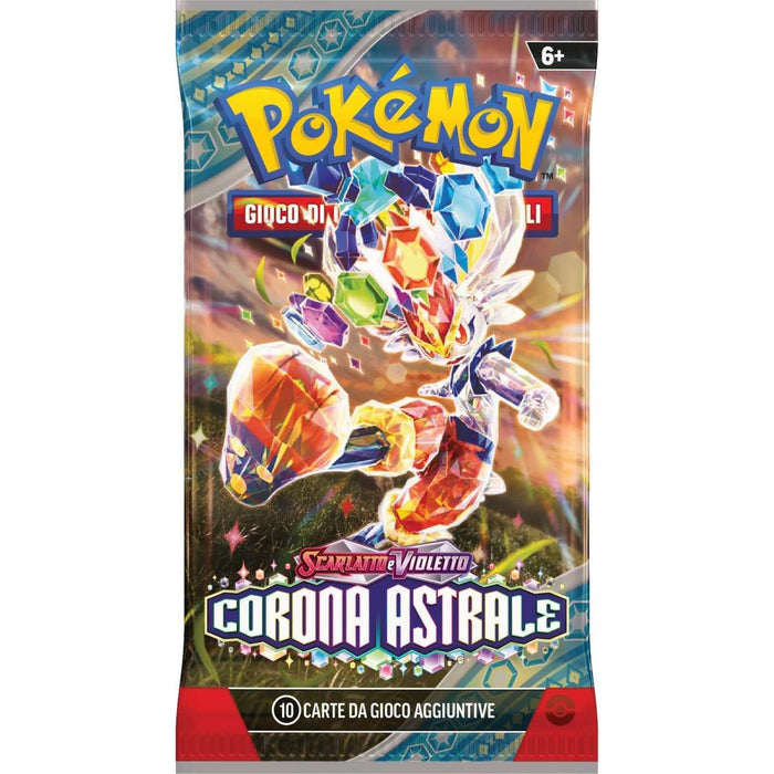 GAMEVISION Gamevision Pokemon Scarlatto E Violetto - Corona Astrale 1 Bustina Con 10 Carte - CARPK60553-I