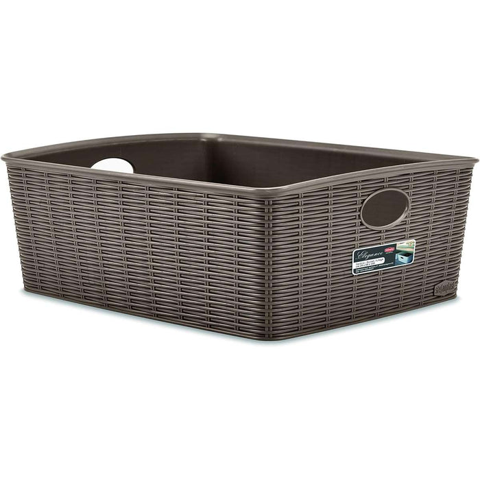 STEFANPLAST Cestino Elegance High Tortora Misura L - 3855712