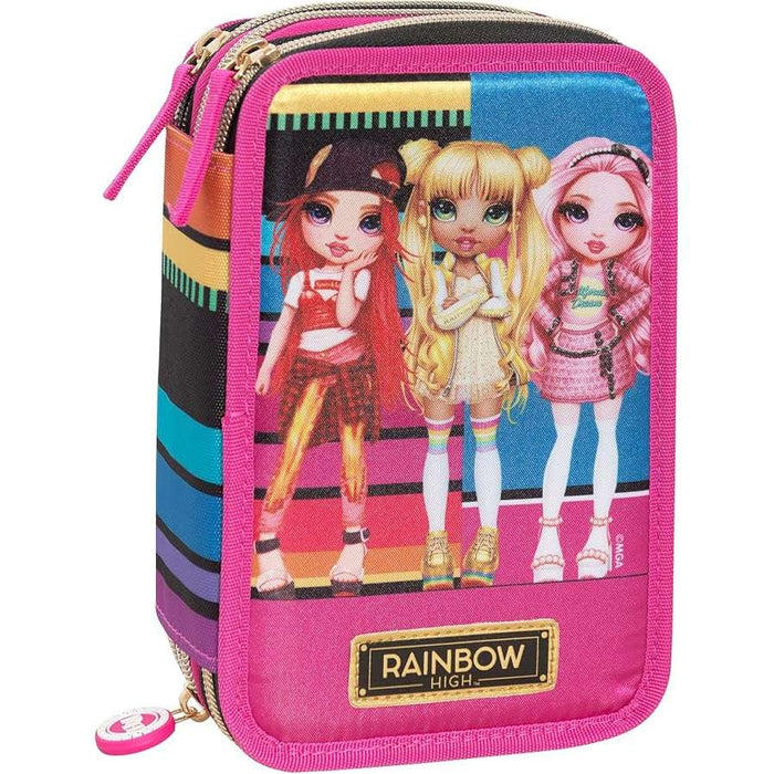 PANINI Astuccio 3 Zip Rainbow High - 71786