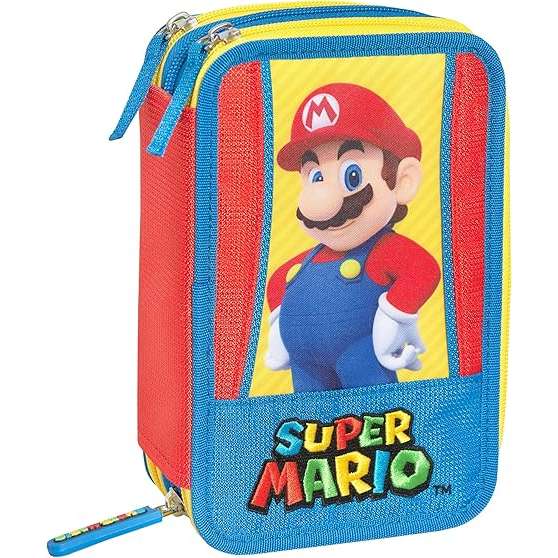 PANINI Astuccio 3 Zip Supermario - 71854