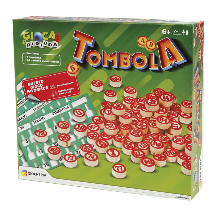 GIOCHERIA Tombola 24 Cartelle Con Finestrella - GGI220238