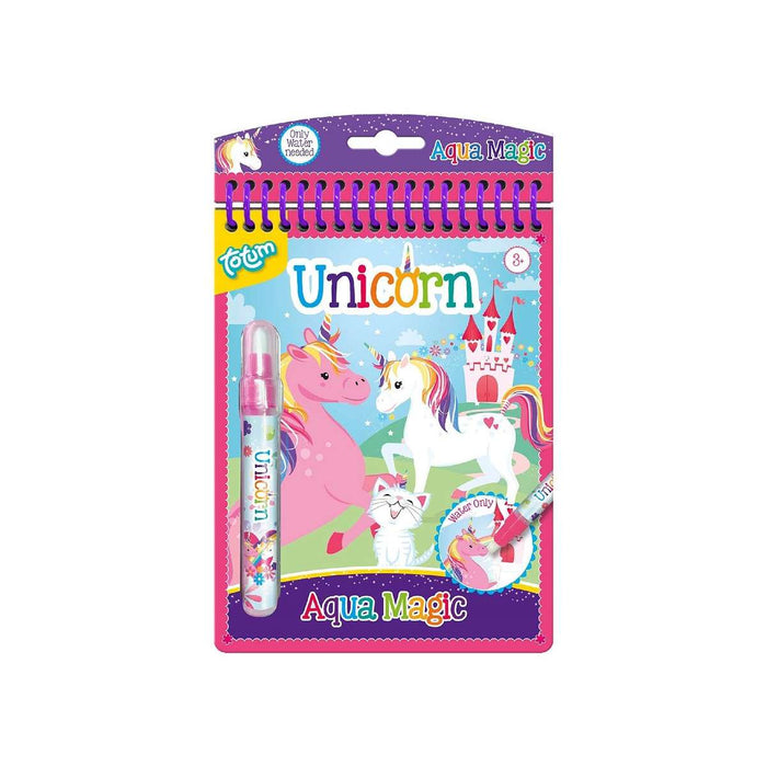 GIOCHERIA Acqua Magic Libro Da Colorare Unicorno Con Pennarello Ad Acqua - pos240215