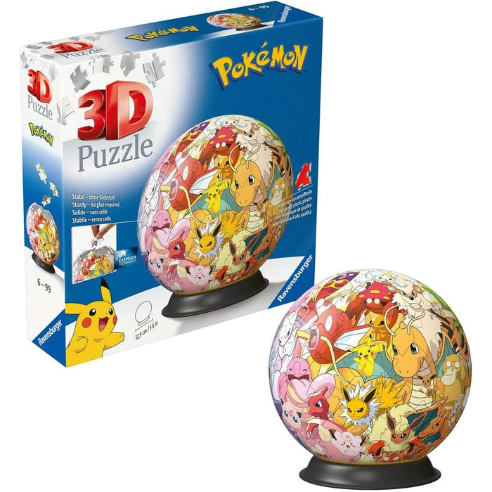 RAVENSBURGER 3D Puzzle Ball Pokemon - 11595