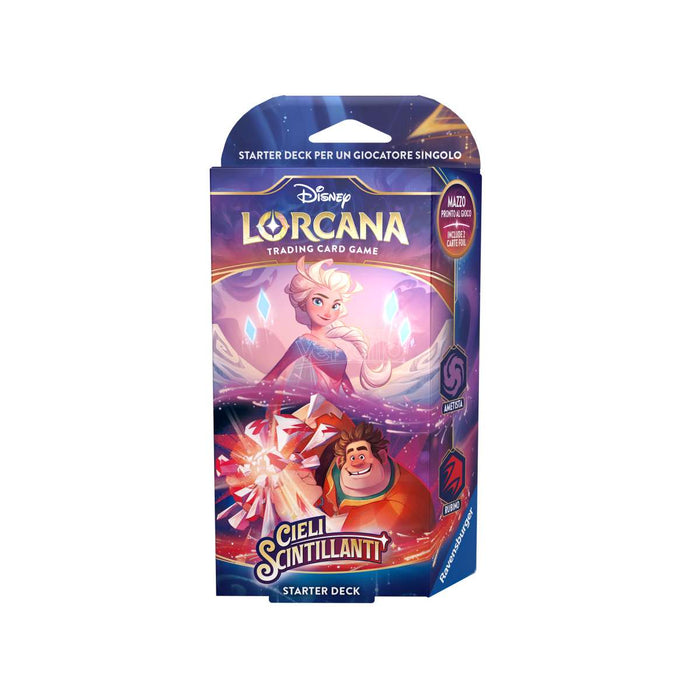 RAVENSBURGER Lorcana Cieli Scintillanti Starter Deck Ametista & Rubino - LOR98389