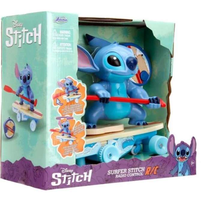 JADA Disney Stitch Radiocomandato Surfer 25Cm - 253074009