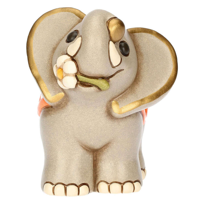 THUN Elefante Elly Con Fiore Ceramica Medio - F3372A99