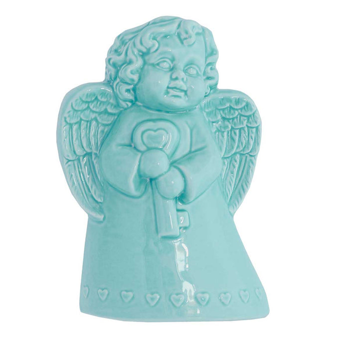 UNITABLE Rose & Tulipani - Evaporiamo Angioletto Azzurro In Porcellana Cm 19X13 In Gift Box - R19000001A