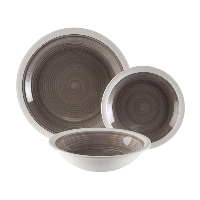 VERSA Set Piatti 18 Pezzi Legrand Grigio - 22450070