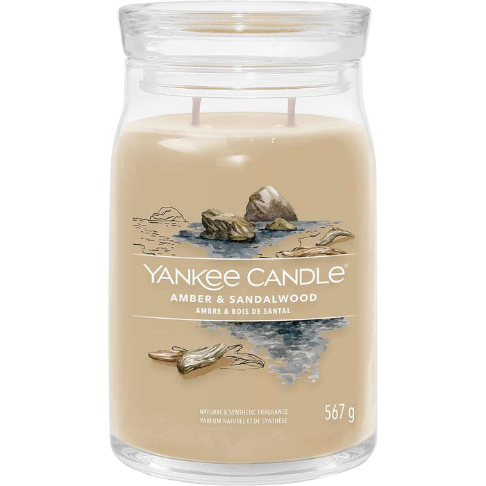 YANKEE CANDLE Giara Grande Signature Amber & Sandalwood - 1629982E