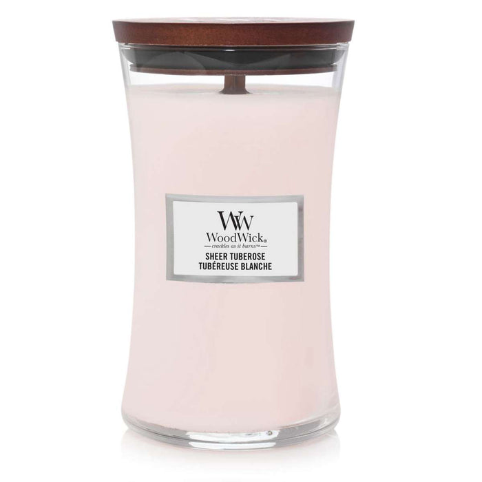 YANKEE CANDLE Candela In Giara Grande Forma A Clessidra Sheer Tuberose - 1728753E