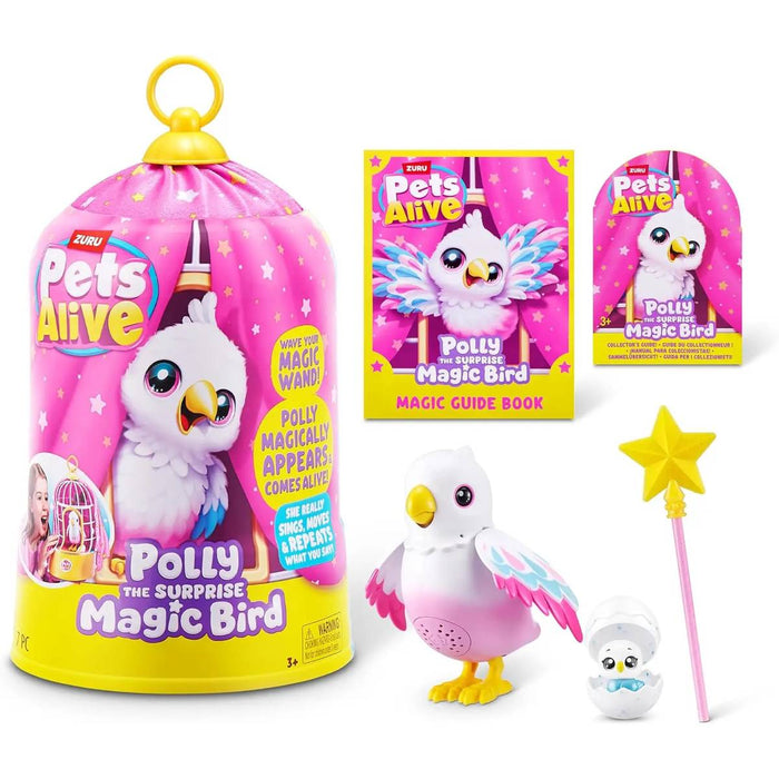 ZURU Pets Alive Polly Magic Bird - 9561