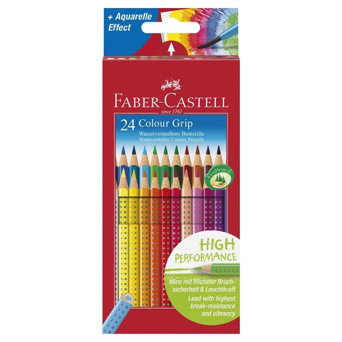 FABER CASTELL Astuccio 24 Matite Acquerellabili Colour Grip - 112470