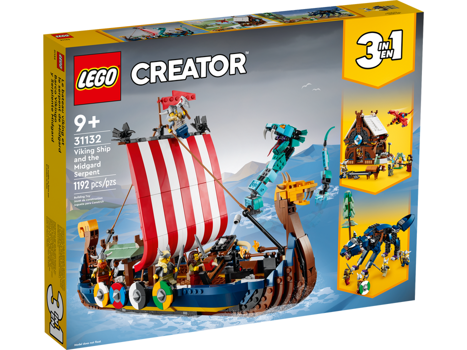 LEGO Nave Vichinga E Jörmungandr - 31132