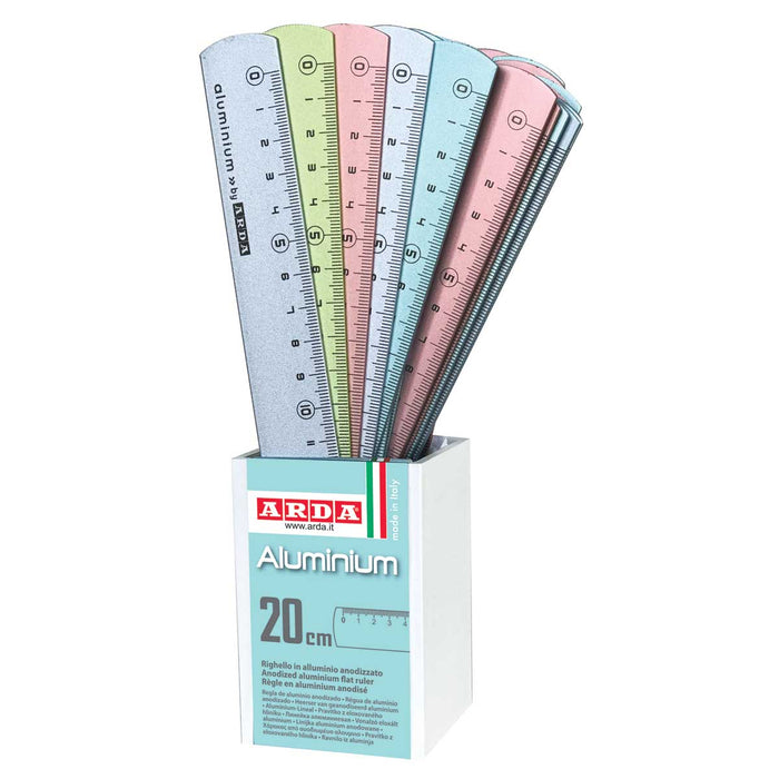 ARDA Righello Cm. 20 Allumino Colorato - 17820COLBAR