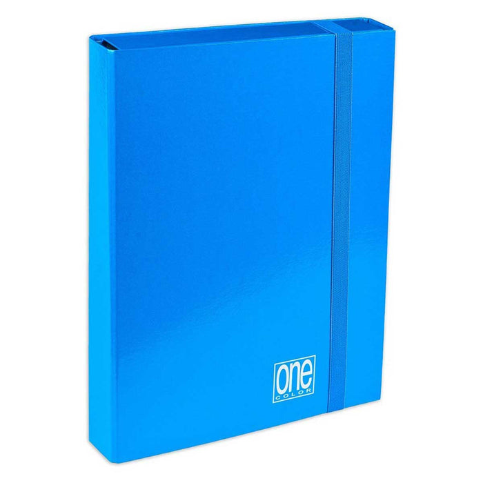 BLASETTI Portaprogetto One Color Dorso 3 Blu - 5738