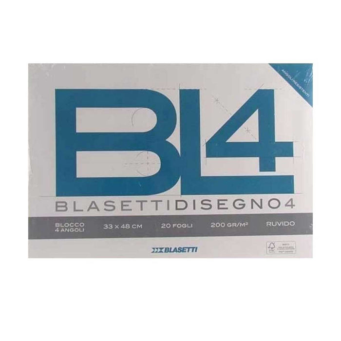 BLASETTI Blocco Disegno Bl4 F.To 33X48 Ruvido - 6175