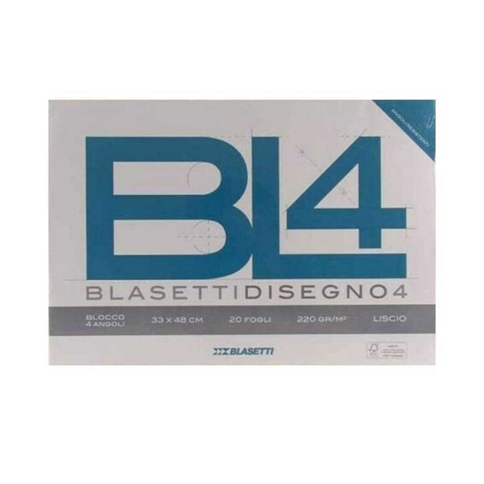 BLASETTI Blocco Disegno Bl4 F.To 33X48 Liscio - 6176