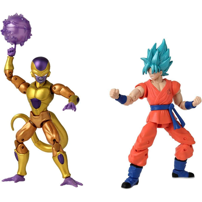 BANDAI Dragon Ball Personaggio Blue Goku Vs Golden Frieza - T09520