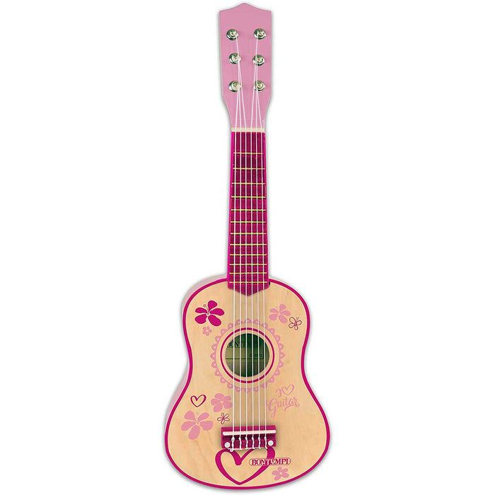 BONTEMPI Chitarra Classica Rosa In Legno A 6 Corde - 225572